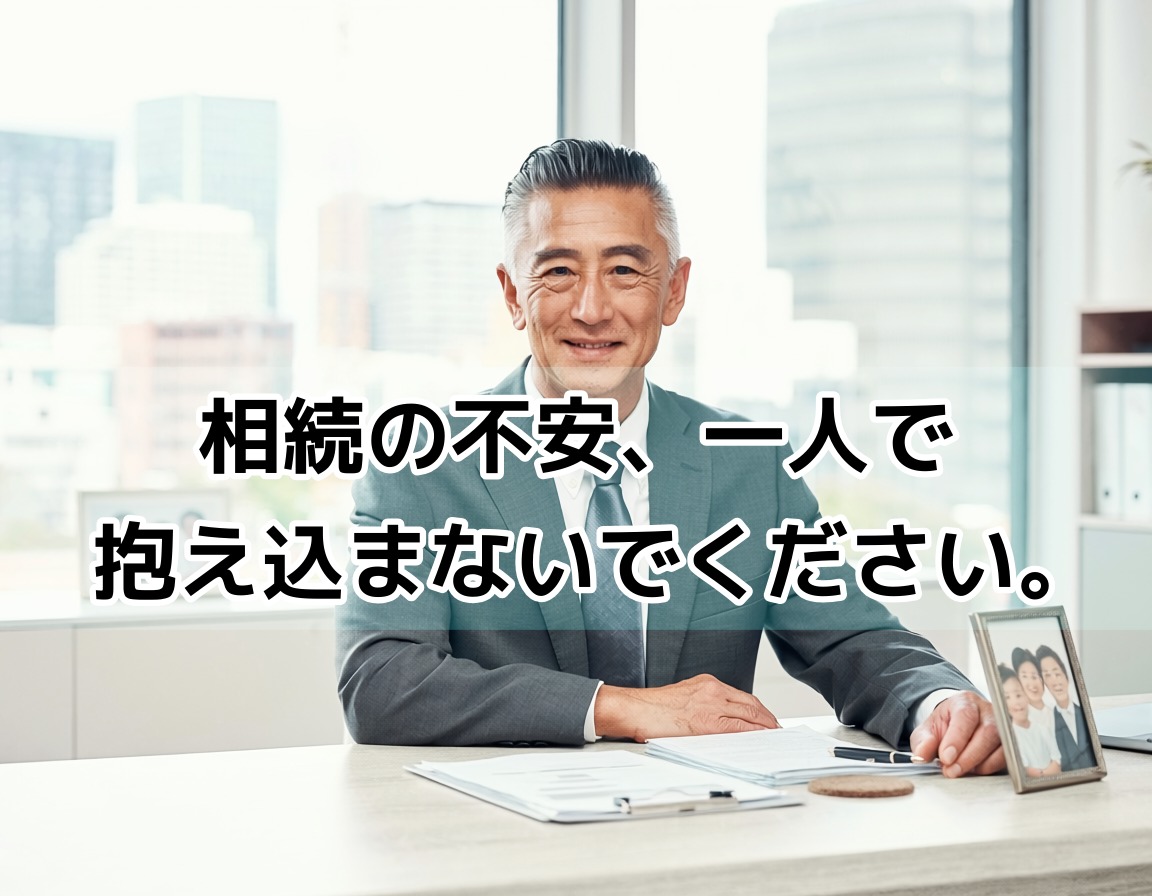 新宿の司法書士が相続の相談に丁寧に応じているイメージ画像